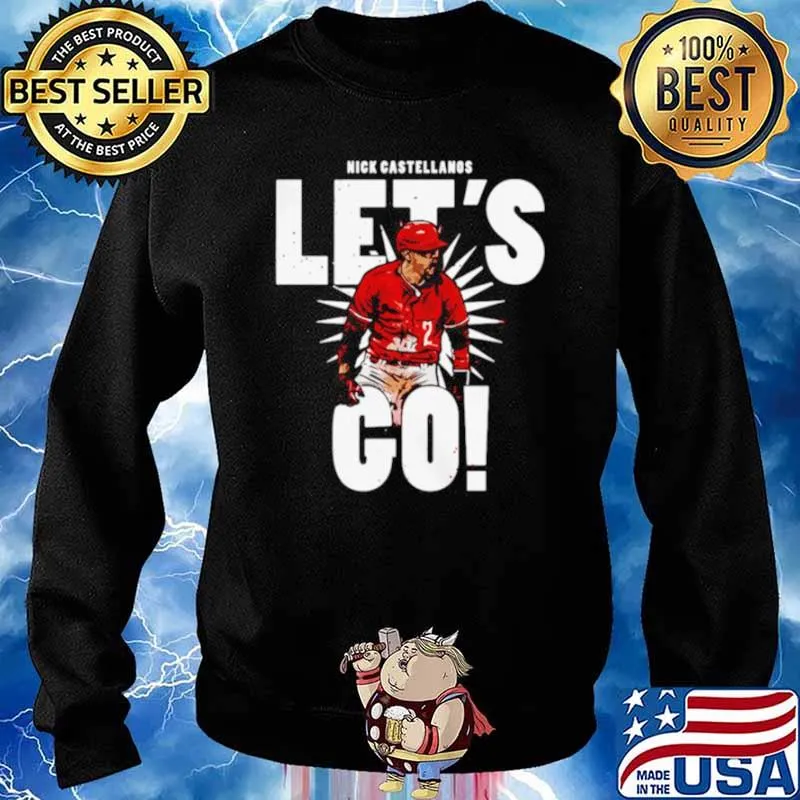 2021 Nick Castellanos let’s go Sweater