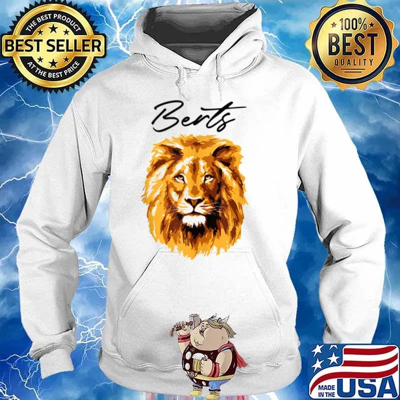 3D Lion Art By Berts Hoodie