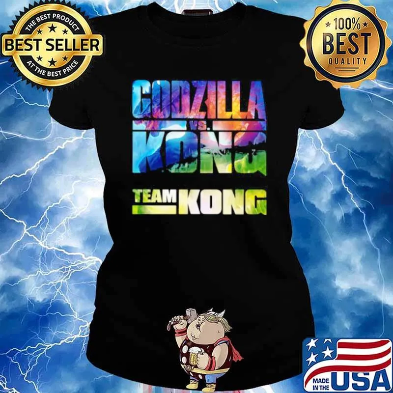 Godzilla Kong Team Kong The Monster Shirt Ladies tee