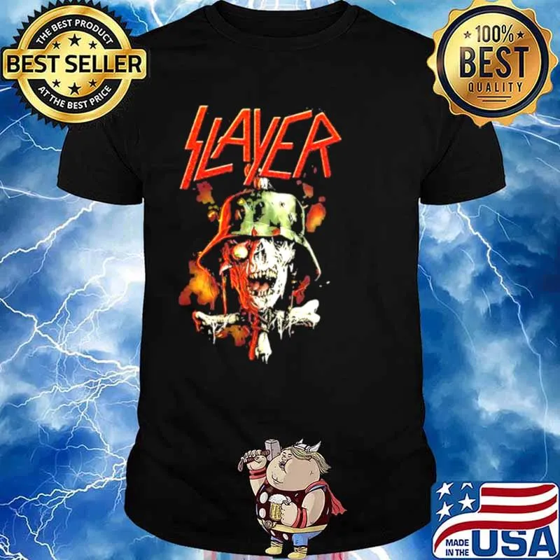 Slayer Soldier Cross Skull Shirt