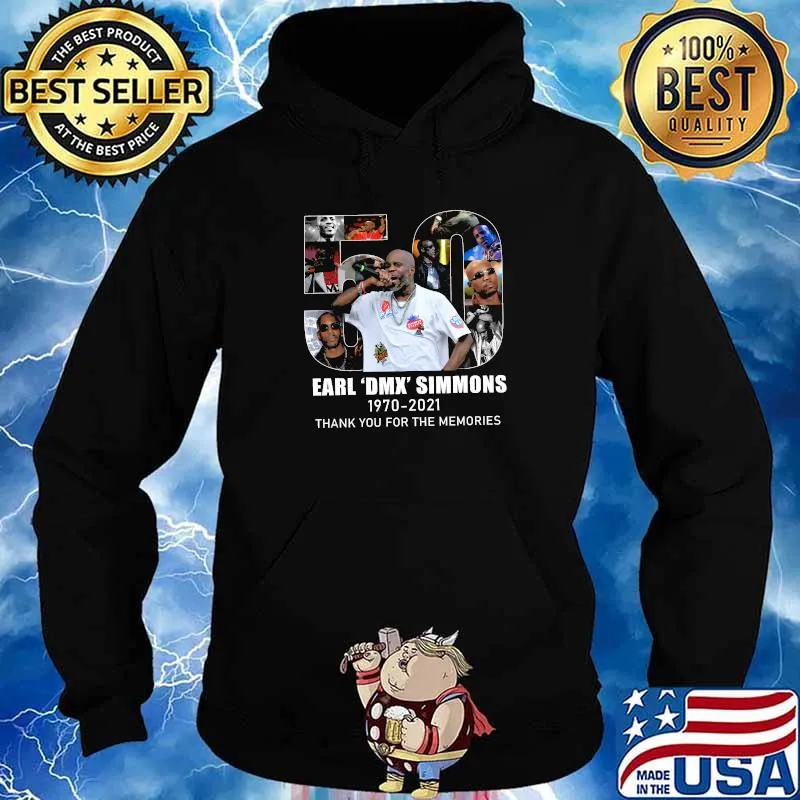 50 Earl Dmx Simmons 1970 2021 Thank You For The Memories Shirt Hoodie