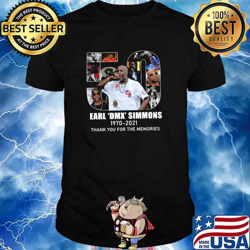 50 Earl Dmx Simmons 1970 2021 Thank You For The Memories Shirt