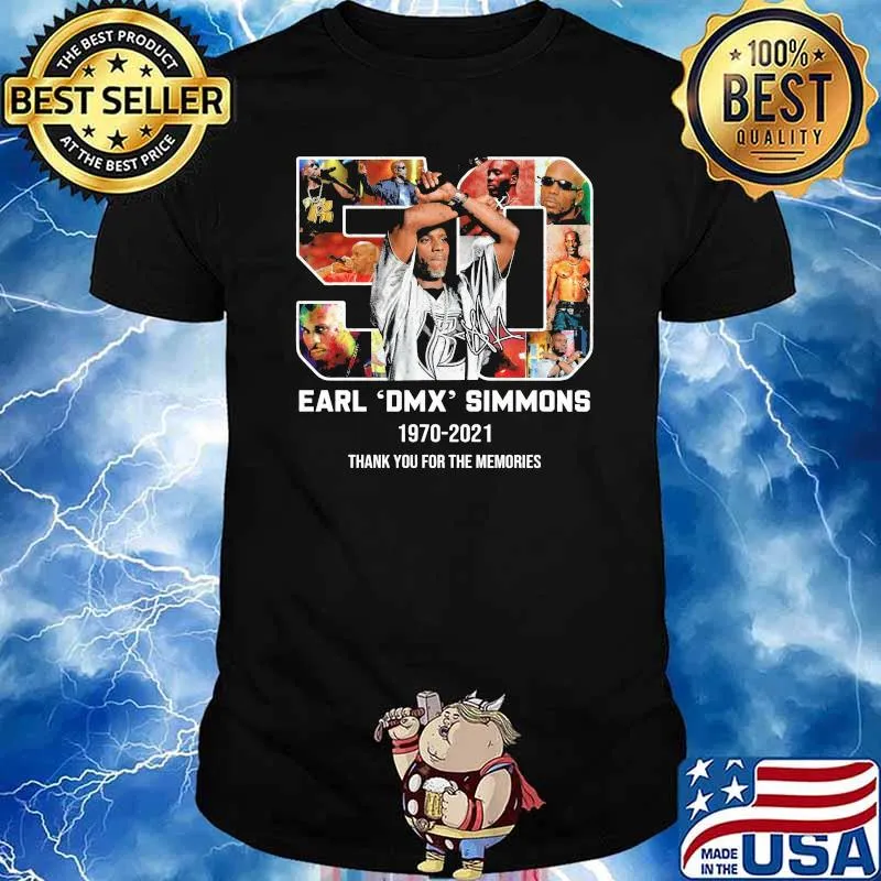 50 Earl Dmx Simsons 1970 2021 Thank You For The Memories Signature Shirt