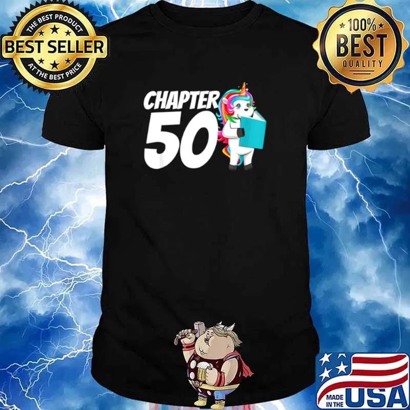 50th Birthday 50 Years Old Reading shirt