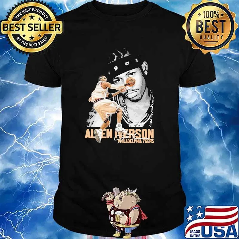 Allen Iverson Philadelphia 76ers Signature Shirt