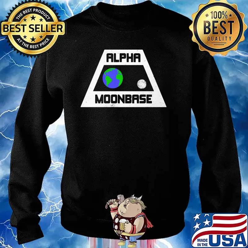 Alpha Moonbase Earth Moon Shirt Sweater