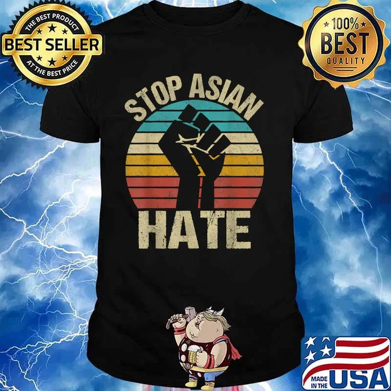 Anti Asian American Racism AAPI Stop Asian Hate Vintage Shirt