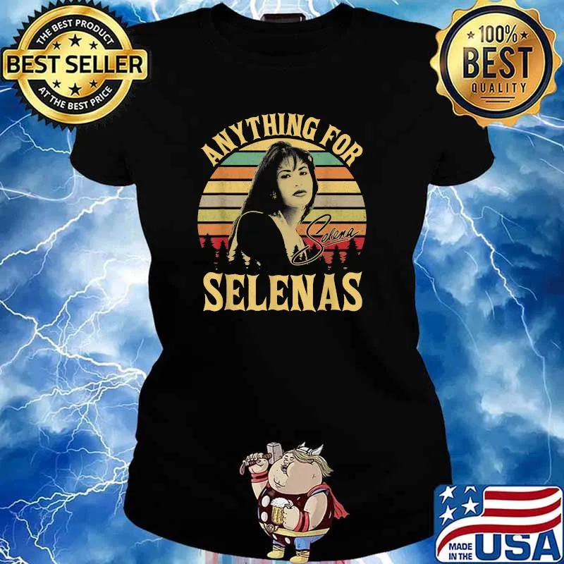 Anything For Selenas Quintanilla Signature Vintage Shirt Ladies tee