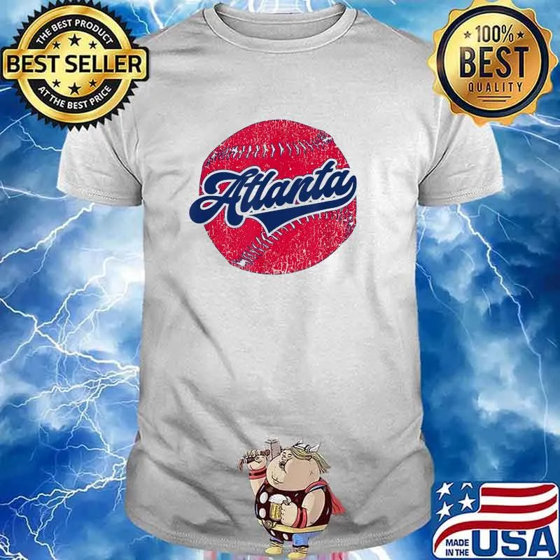 Atlanta Baseball ATL Distressed Game Day Brave Shirt