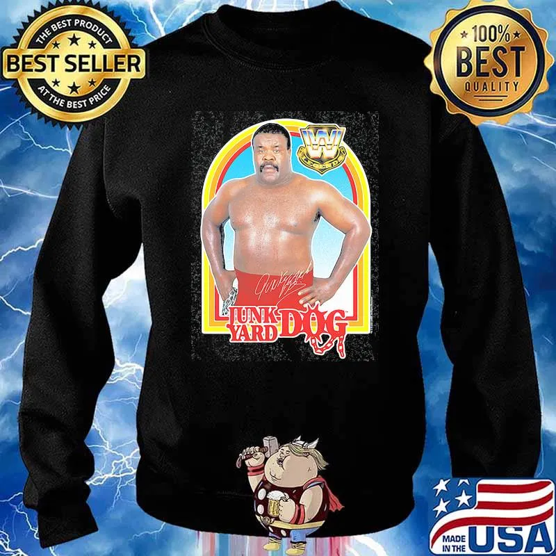 Autographed Junk Yard Dog Signature Shirt Sweater
