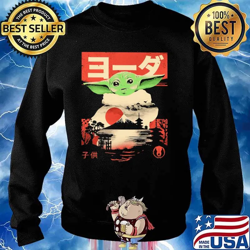 Baby Yoda Blood Moon Star Wars Shirt Sweater