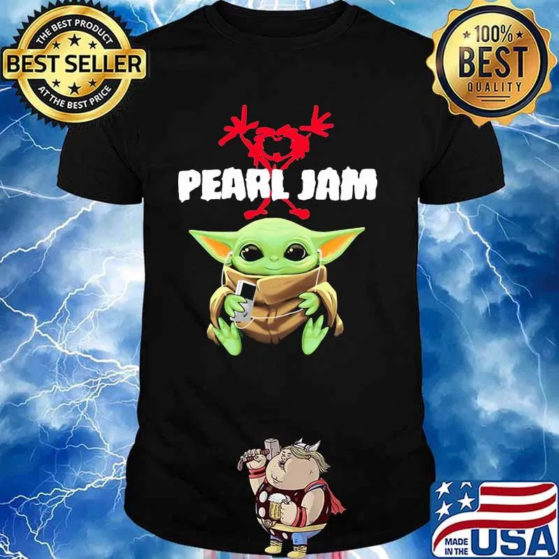 Baby Yoda Pearl Jam Shirt