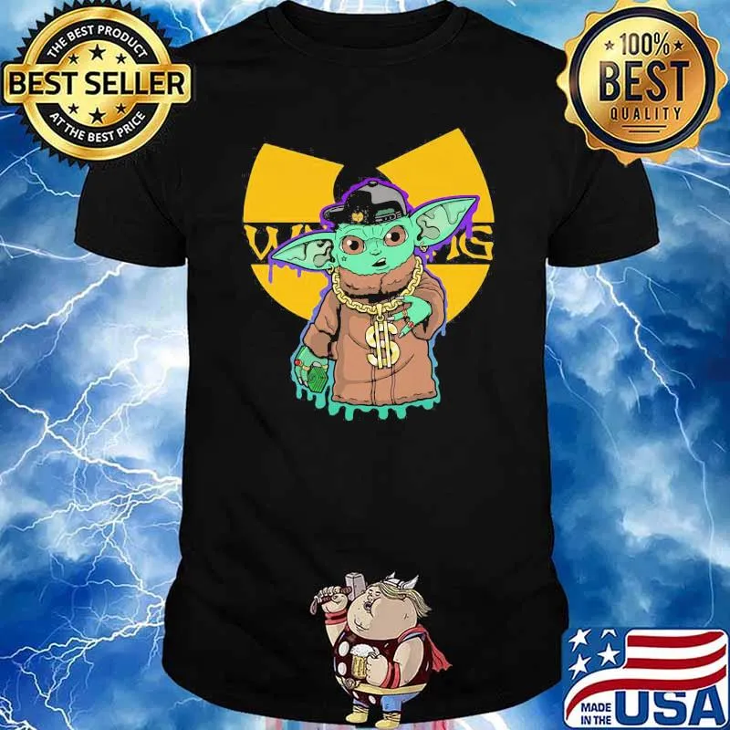 Baby Yoda Wu Tang Clan Logo Shirt