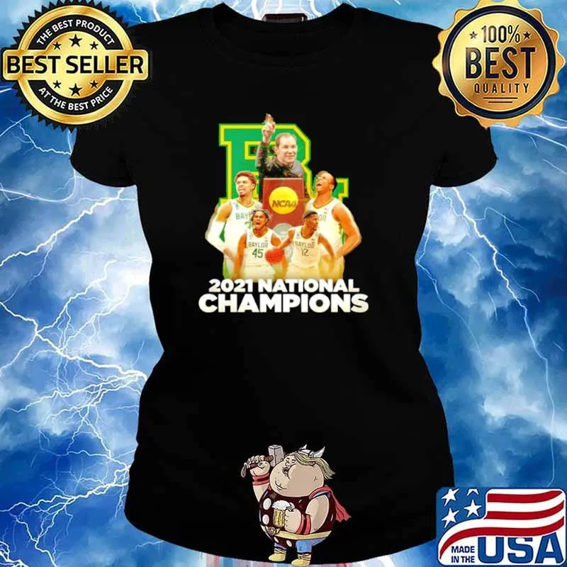 Baylor Bears 2021 national champions Ladies tee
