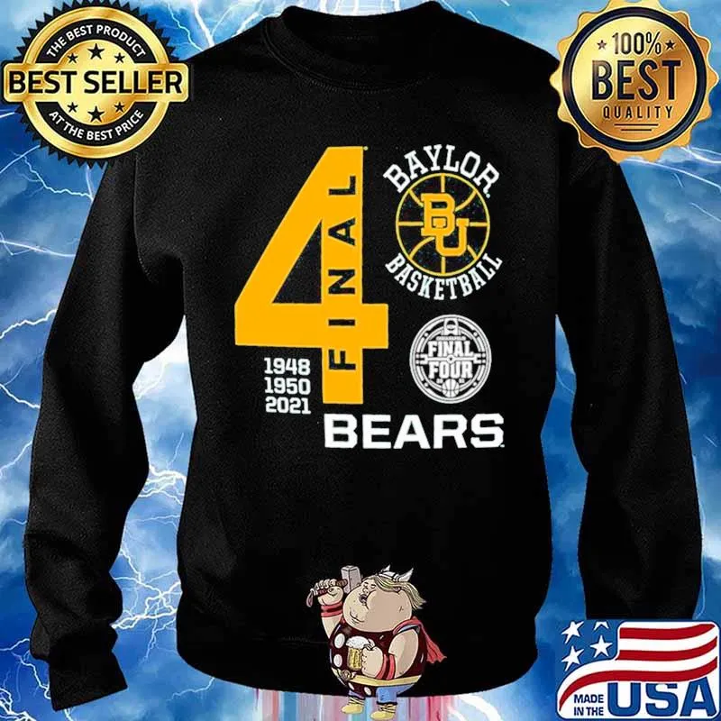 Baylor Bears Green Basketball 2021 Final Four 1948 1950 2021 Sweater