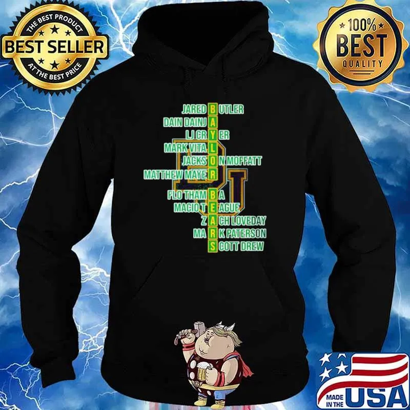 Baylor Bears Jared Butler Dain Dainja Lj Cryer Mark Vital Hoodie