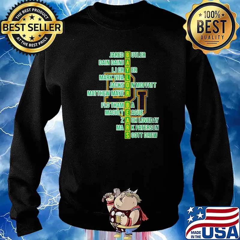 Baylor Bears Jared Butler Dain Dainja Lj Cryer Mark Vital Sweater