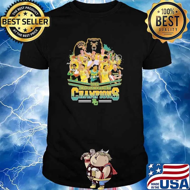 Baylor bears mens basketball 2021 ncaa march madness champions shirt
