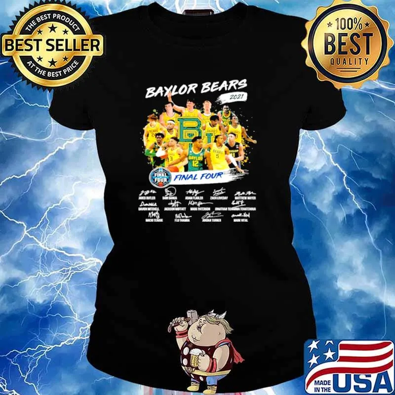 Baylor bears mens basketball teams 2021 final four Ladies tee