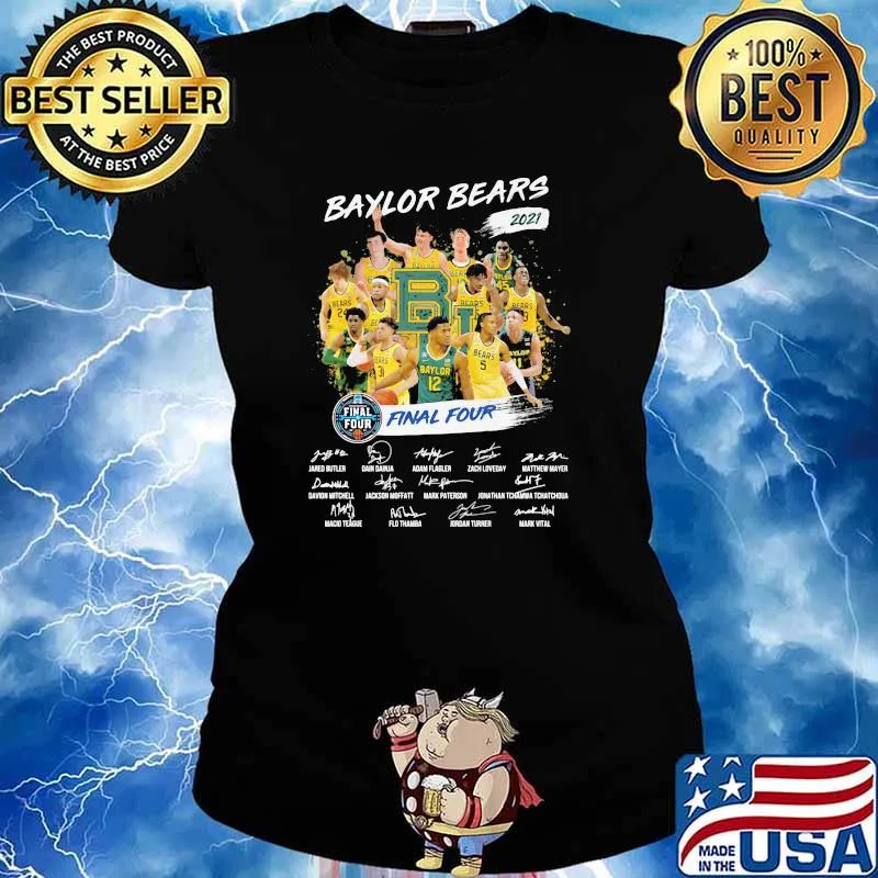 Baylor Beers 2021 Final Four Signature Shirt Ladies tee