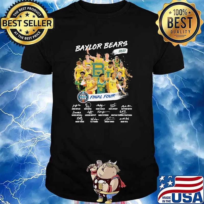 Baylor Beers 2021 Final Four Signature Shirt