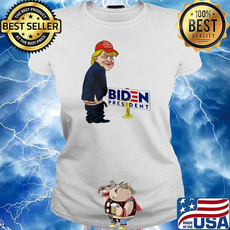 Biden President Keep American Great Donald Trump Shirt Ladies tee