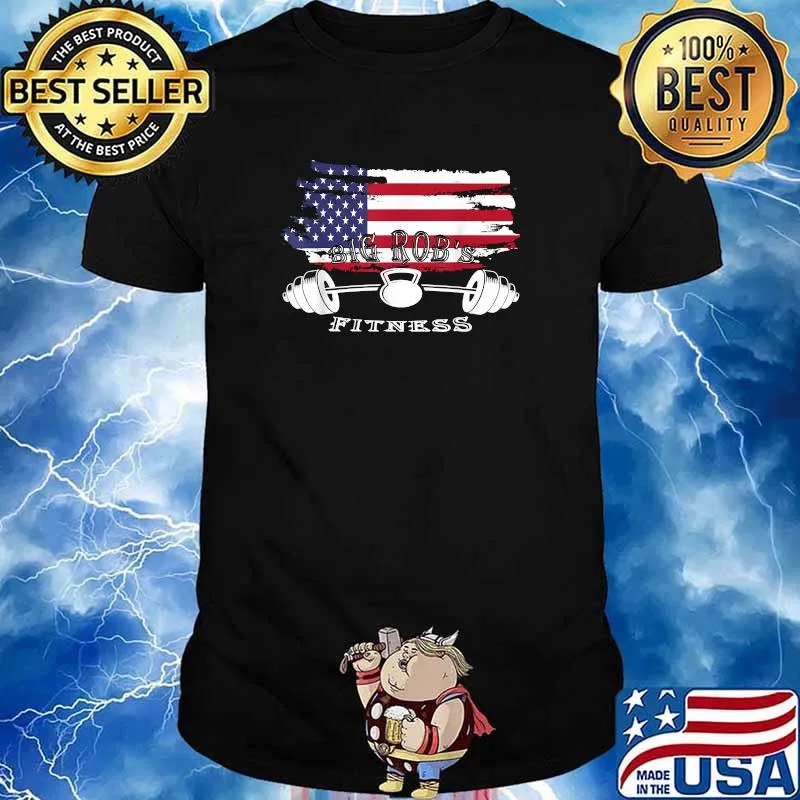 Big Rob Fitness American flag Shirt