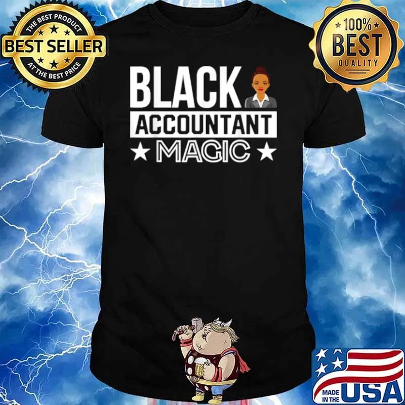 Black Accountant Magic Numbers Tax Season shirt