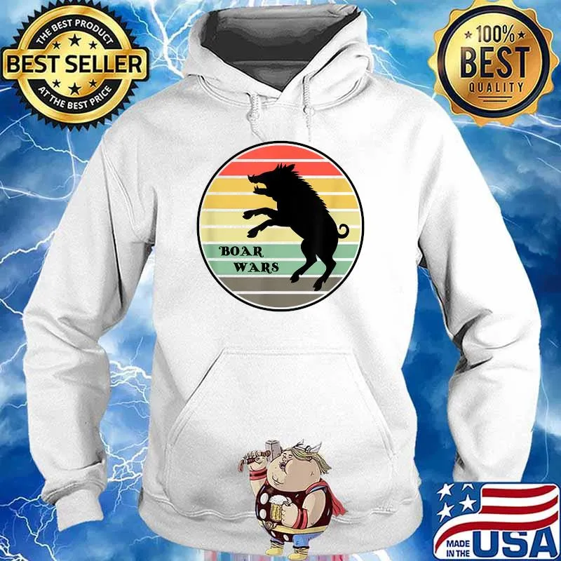 Boar Wars Boise Idaho Pork Cookoff Vintage Shirt Hoodie