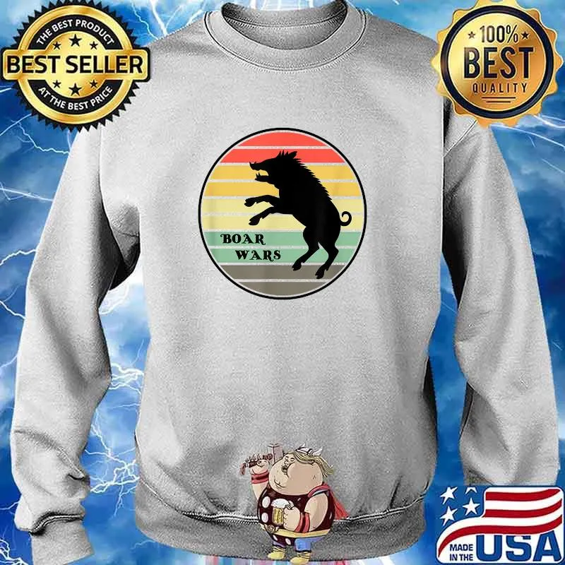 Boar Wars Boise Idaho Pork Cookoff Vintage Shirt Sweater