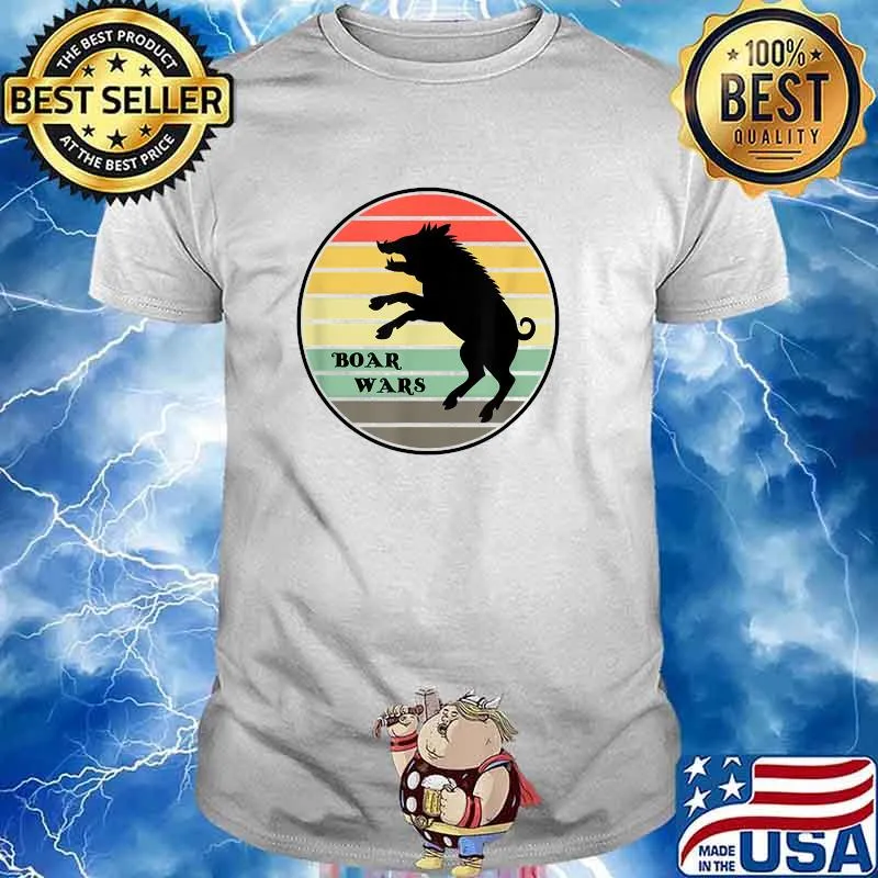 Boar Wars Boise Idaho Pork Cookoff Vintage Shirt