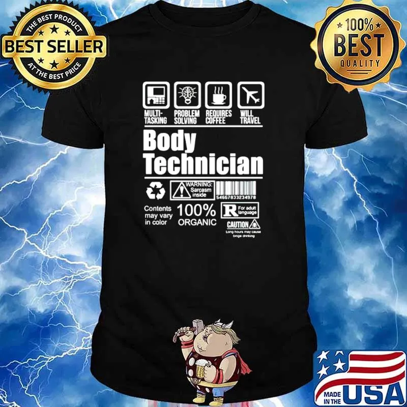 Body technician 100% organic shirt