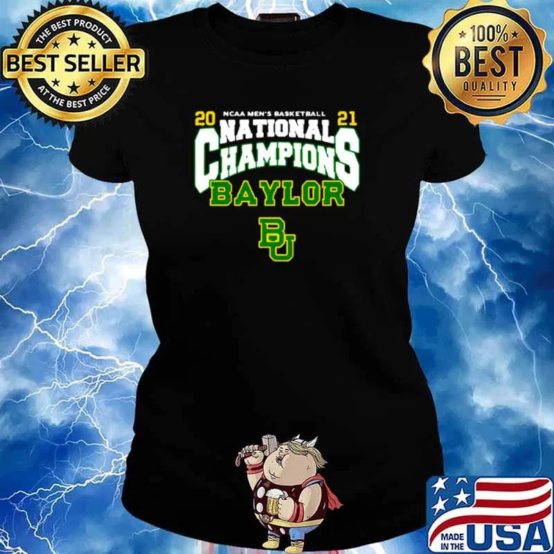 BU Baylor Bears 2021 NCAA Men’s Basketball National Champions Posterize Bracket Ladies tee