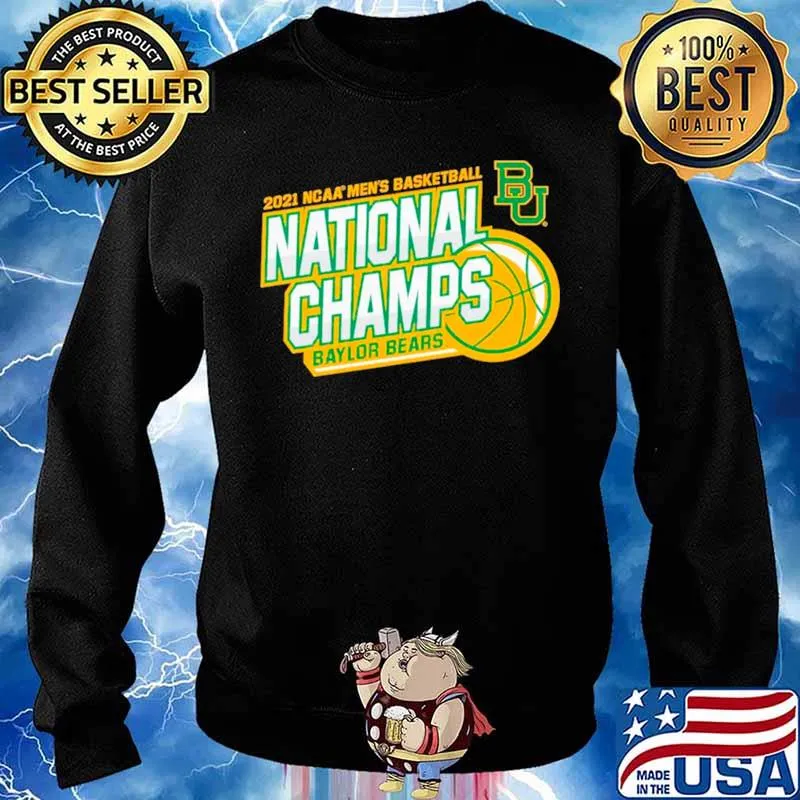 BU Baylor Bears 2021 NCAA Men’s Basketball National Champions Sweater