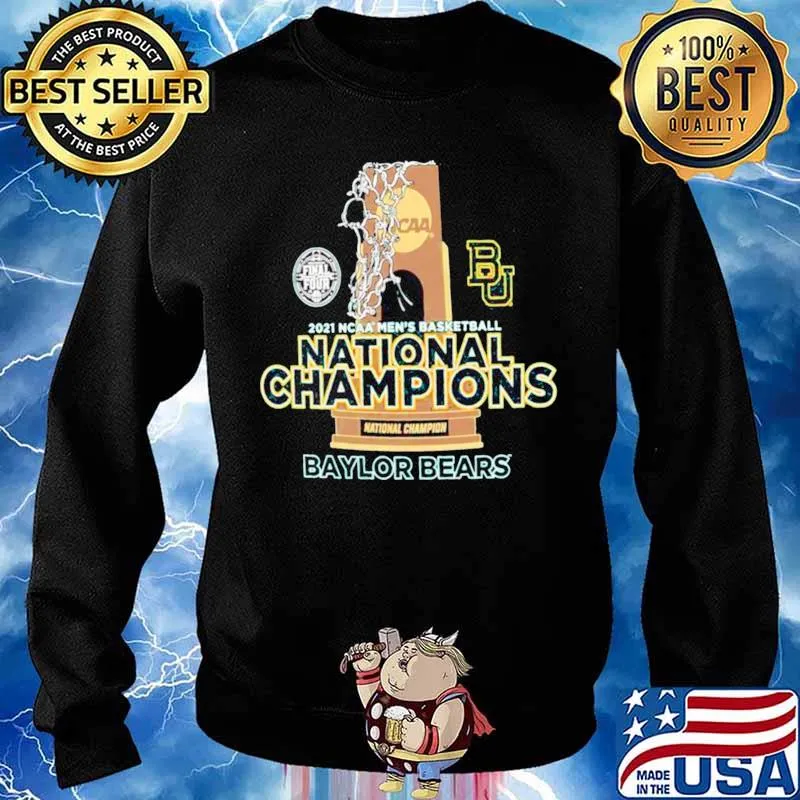 BU Baylor Bears National Champions Cup 2021 NCAA Men’s Basketball Final Four Sweater