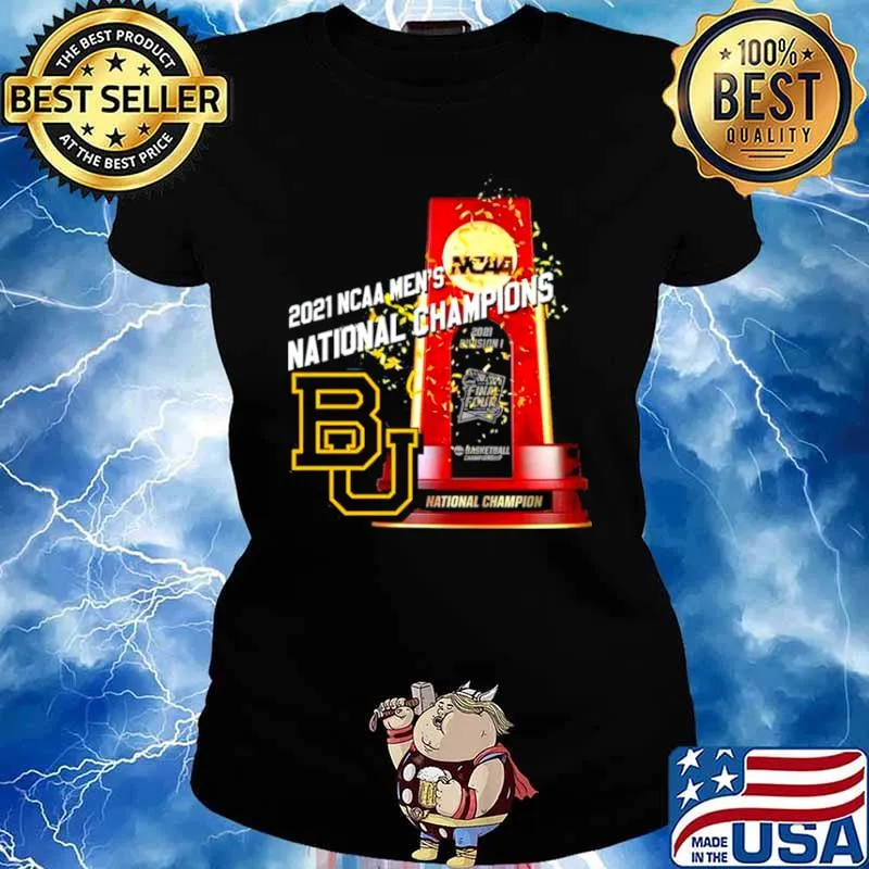 BU Baylor Bears Winner 2021 NCAA Men’s Basketball National Champions Ladies tee