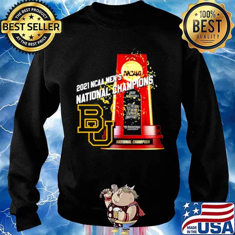 BU Baylor Bears Winner 2021 NCAA Men’s Basketball National Champions Sweater