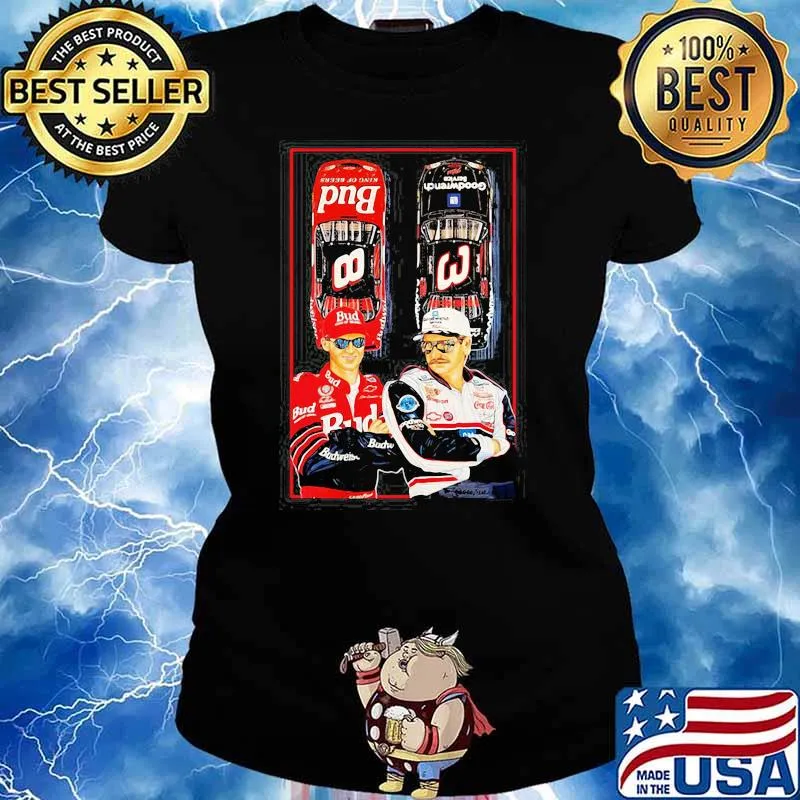 Bud And Goodwrench Service Racing Collectables Dale Earnhardt Shirt Ladies tee