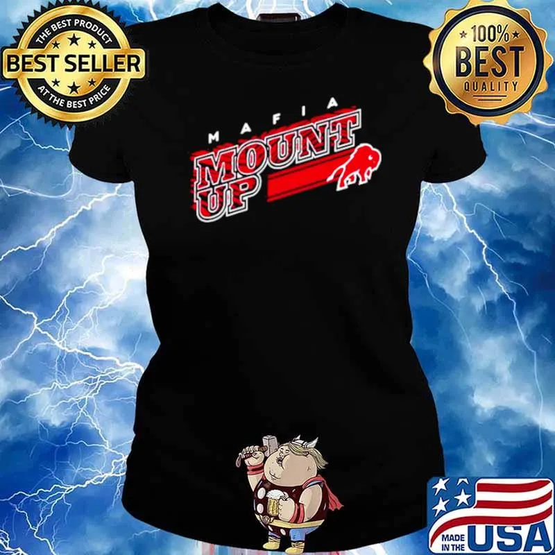 Buffalo Bills Mafia Mount Up Ladies tee