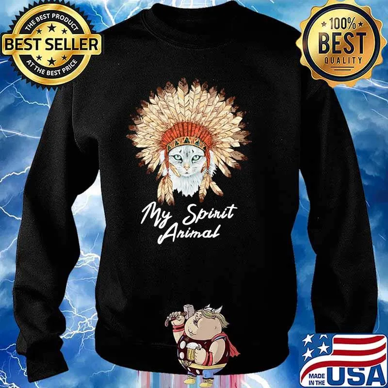 Cat Is My Spirit Animal Shirt Sweater
