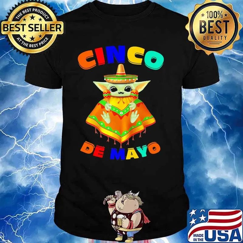 Cinco De Mayo Baby Yoda Shirt