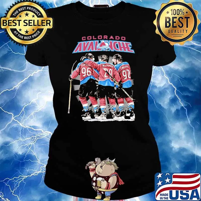 Colorado Avalanche Hockey Signature Shirt Ladies tee