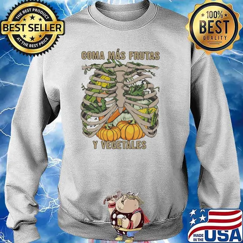 Coma Mas Frutas Y Vegetables Pumpkin Shirt Sweater