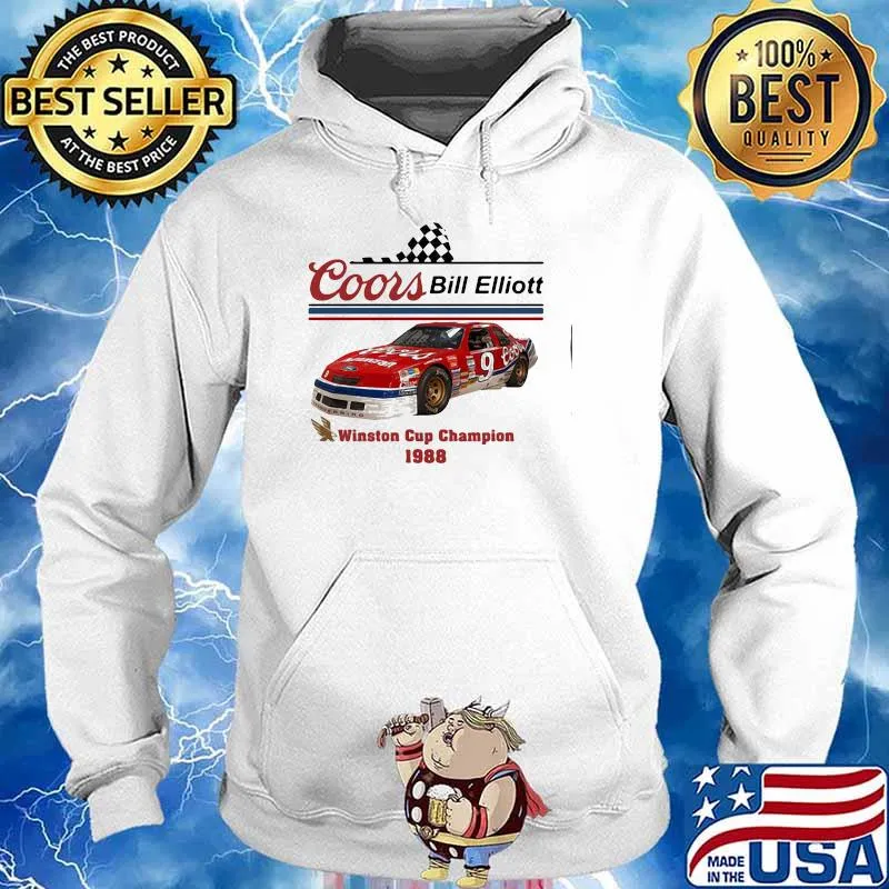 Coors Bill Elliott Winston Cup Champion 1988 Shirt Hoodie