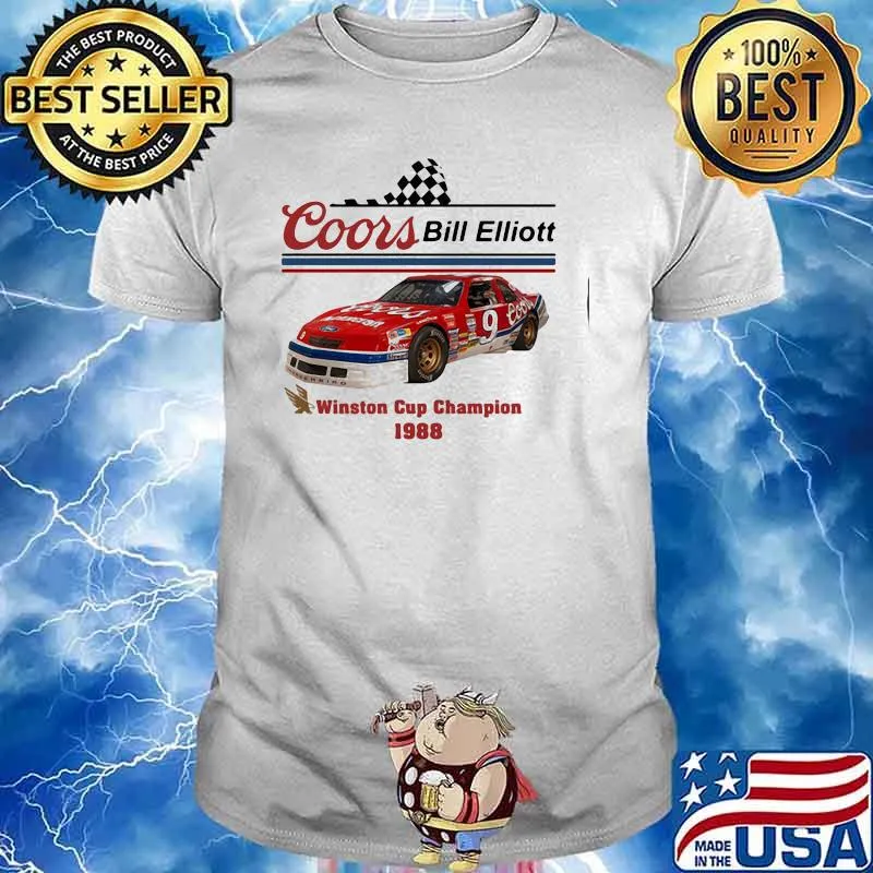 Coors Bill Elliott Winston Cup Champion 1988 Shirt