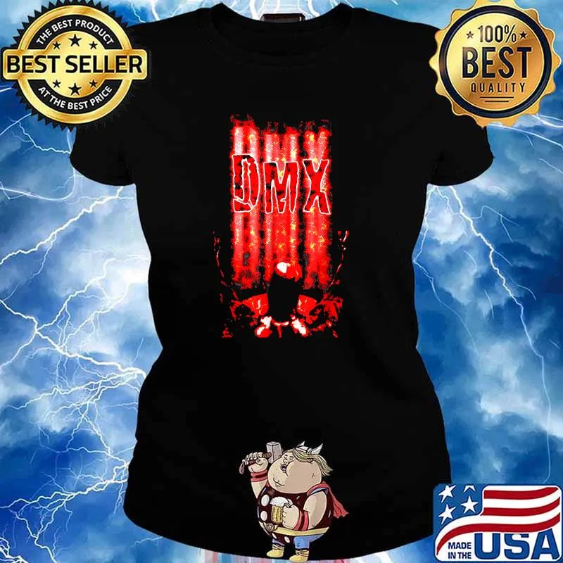 D.M.X Logo Red Shirt Ladies tee