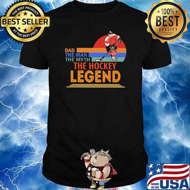 Dad THe Man The Myth The Hockey Legend Vintage Shirt