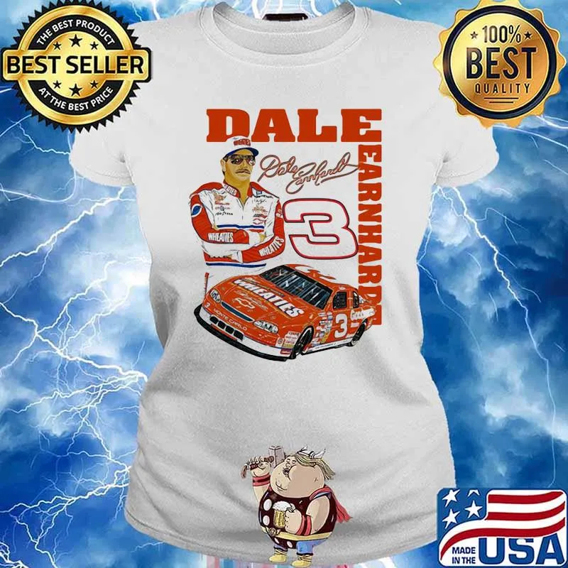 Dale Earnhardt Signature Nascar Shirt Ladies tee