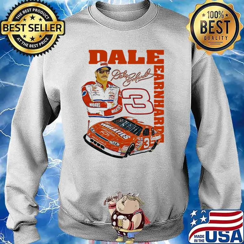 Dale Earnhardt Signature Nascar Shirt Sweater