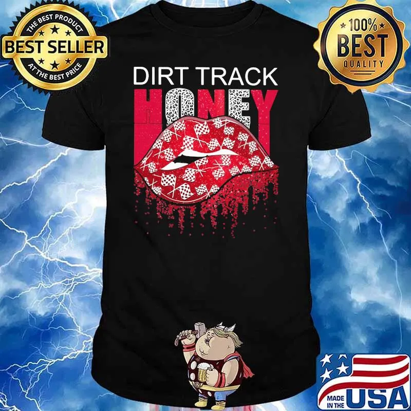 Dirt Track Honey Mouth Racing Lepoard Shirt